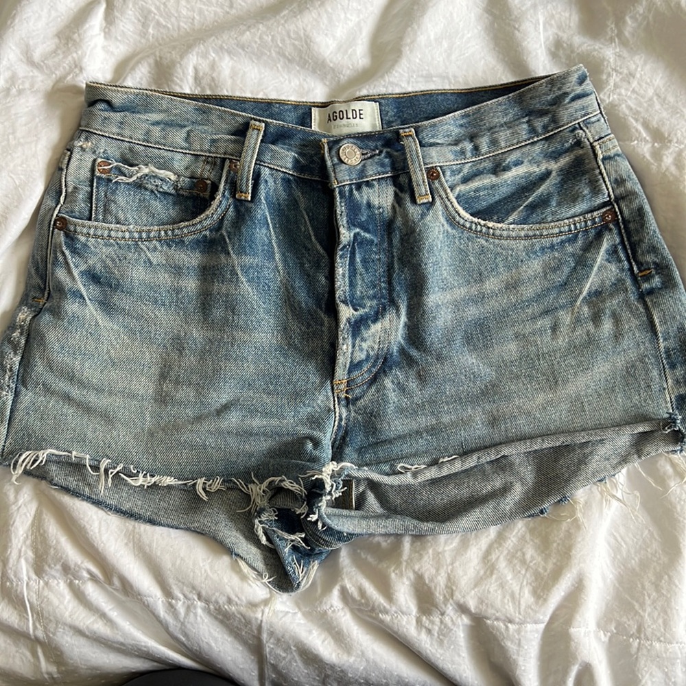 AGOLDE Parker Jean short